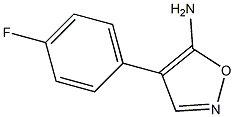 4-(4-FLUOROPHENYL)ISOXAZOL-5-AMINE Struktur