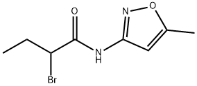 2-BROMO-N-(5-METHYLISOXAZOL-3-YL)BUTANAMIDE Struktur