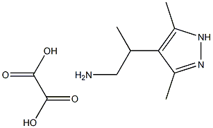 [1-(3,5-DIMETHYL-1H-PYRAZOL-4-YL)-ETHYL]-METHYL-AMINE OXALATE Struktur