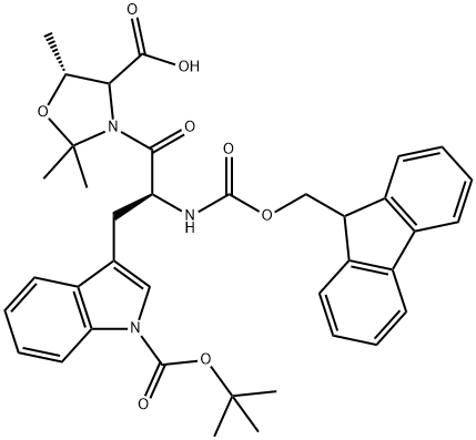 FMOC-TRP(BOC)-THR(PSIME,MEPRO)-OH Struktur