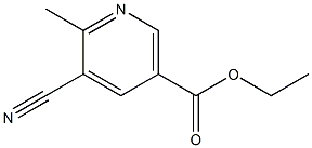 5-CYANO-6-METHYL-NICOTINIC ACID ETHYL ESTER Struktur