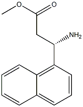 METHYL (3S)-3-AMINO-3-NAPHTHYLPROPANOATE Struktur