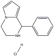 1-PHENYL-1,2,3,4-TETRAHYDRO-PYRROLO[1,2-A]PYRAZINE HYDROCHLORIDE Struktur