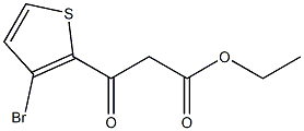 ETHYL (3-BROMO-2-THENOYL)ACETATE Struktur