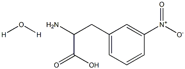 3-NITRO-DL-PHENYLALANINE HYDRATE Struktur