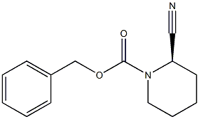 (R)-BENZYL 2-CYANOPIPERIDINE-1-CARBOXYLATE Struktur