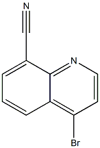 4-BROMO-8-CYANOQUINOLINE Struktur