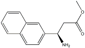 METHYL (3R)-3-AMINO-3-(2-NAPHTHYL)PROPANOATE Struktur