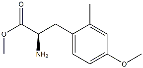 METHYL (2R)-2-AMINO-3-(4-METHOXY-2-METHYLPHENYL)PROPANOATE Struktur