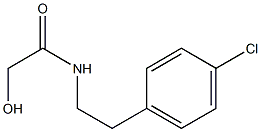 N-[2-(4-CHLOROPHENYL)ETHYL]-2-HYDROXYACETAMIDE Struktur