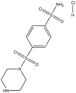 4-(PIPERAZIN-1-YLSULFONYL)BENZENESULFONAMIDE HYDROCHLORIDE Struktur