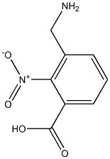 2-NITRO-3-AMINOMETHYL BENZOIC ACID Struktur