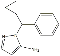 2-(CYCLOPROPYL-PHENYL-METHYL)-2H-PYRAZOL-3-YLAMINE Struktur