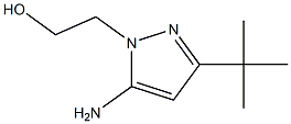 2-(5-AMINO-3-TERT-BUTYL-1H-PYRAZOL-1-YL)ETHANOL Struktur