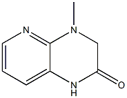 4-METHYL-3,4-DIHYDRO-1H-PYRIDO[2,3-B]PYRAZIN-2-ONE Struktur