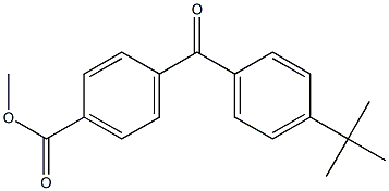 METHYL 4-(4-TERT-BUTYLBENZOYL)BENZOATE Struktur