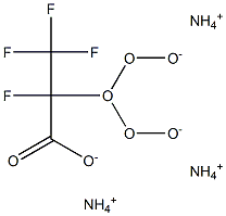 AMMONIUM 2,3,3,3-TETRAFLUORO-2-(PERFLUOROPENTOXY)PROPANOATE Struktur