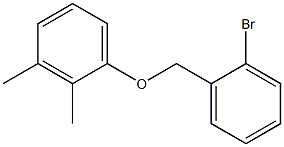 2-BROMOBENZYL-(2,3-DIMETHYLPHENYL)ETHER Struktur