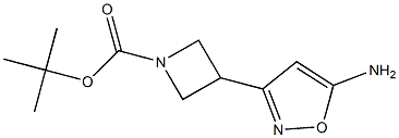 1-BOC-3-(5-AMINO-ISOXAZOL-3-YL)-AZETIDINE Struktur