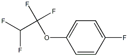 1-FLUORO-4-(1,1,2,2-TETRAFLUOROETHOXY)BENZENE Struktur