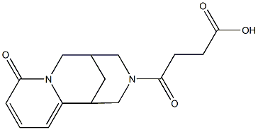 4-OXO-4-(6-OXO-7,11-DIAZATRICYCLO[7.3.1.0~2,7~]TRIDECA-2,4-DIEN-11-YL)BUTANOIC ACID Struktur