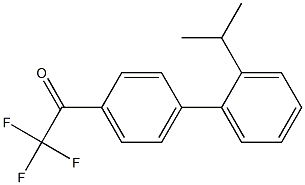 4'-(2-ISOPROPYLPHENYL)-2,2,2-TRIFLUOROACETOPHENONE Struktur