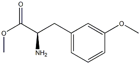 METHYL (2R)-2-AMINO-3-(3-METHOXYPHENYL)PROPANOATE Struktur