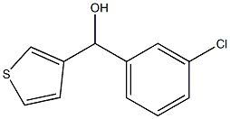 3-CHLOROPHENYL-(3-THIENYL)METHANOL Struktur