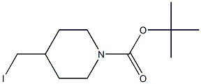 1-BOC-4-IODOMETHYL-PIPERIDINE Struktur