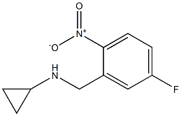 (1R)CYCLOPROPYL(5-FLUORO-2-NITROPHENYL)METHYLAMINE Struktur