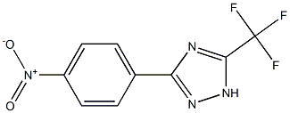 3-(4-NITROPHENYL)-5-TRIFLUOROMETHYL-1,2,4-TRIAZOLE Struktur