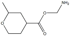 4-AMINOMETHYL-TETRAHYDRO-PYRAN-4-CARBOXYLIC ACID METHYL ESTER Struktur