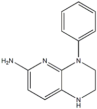 4-PHENYL-1,2,3,4-TETRAHYDROPYRIDO[2,3-B]PYRAZIN-6-AMINE Struktur