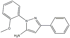 1-(2-METHOXYPHENYL)-3-PHENYL-1H-PYRAZOL-5-AMINE Struktur