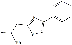 1-METHYL-2-(4-PHENYL-THIAZOL-2-YL)-ETHYLAMINE Struktur