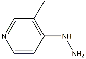 (3-METHYL-PYRIDIN-4-YL)-HYDRAZINE Struktur