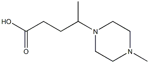 4-(4-METHYL-PIPERAZIN-1-YL)-PENTANOIC ACID Struktur