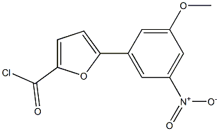 5-(3-METHOXY-5-NITROPHENYL)-2-FUROYL CHLORIDE Struktur