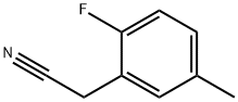 2-FLUORO-5-METHYLPHENYLACETONITRILE Struktur