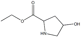 4-HYDROXY-PYRROLIDINE-2-CARBOXYLIC ACID ETHYL ESTER Struktur