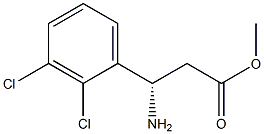 METHYL (3S)-3-AMINO-3-(2,3-DICHLOROPHENYL)PROPANOATE Struktur