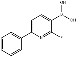 2-FLUORO-6-PHENYL-3-PYRIDINEBORONIC ACID Struktur