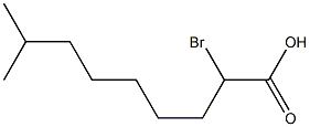 2-BROMOISODECANOIC ACID Struktur