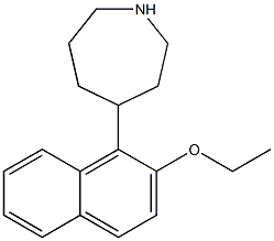 4-(2-ETHOXY-NAPHTHALEN-1-YL)-AZEPANE Struktur