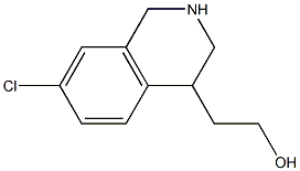 2-(7-CHLORO-1,2,3,4-TETRAHYDROISOQUINOLIN-4-YL)ETHANOL Struktur