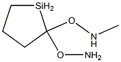 N-METHYL-AZA-2,2-DIMETHOXYSILACYCLOPENTANE Struktur