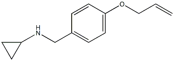 (1S)CYCLOPROPYL(4-PROP-2-ENYLOXYPHENYL)METHYLAMINE Struktur