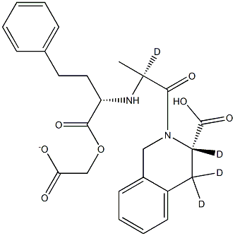 QUINAPRILAT-D4 Struktur