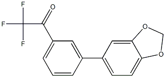 3'-[3,4-(METHYLENEDIOXY)PHENYL]-2,2,2-TRIFLUOROACETOPHENONE Struktur