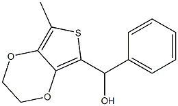 3,4-(ETHYLENEDIOXY)PHENYL-(5-METHYL-2-THIENYL)METHANOL Struktur